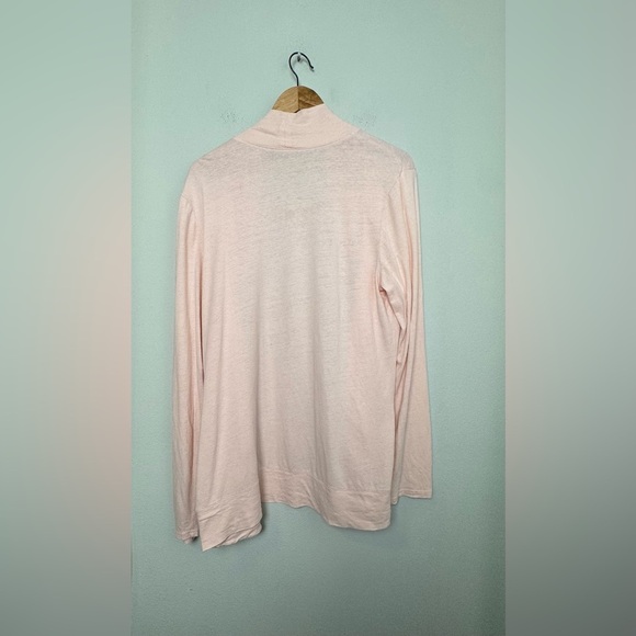 Garnet Hill Linen & Modal Pocket Detail in Blush/Peach Size XL - Picture 7 of 13